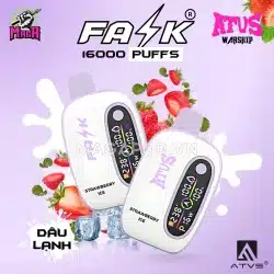 Pod FASK 16000 Puffs By ATVS Warship ATVS FASK 16K Vị Dâu Lạnh Magapod.vn