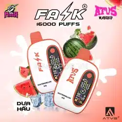 Pod FASK 16000 Puffs By ATVS Warship ATVS FASK 16K Vị Dưa Hấu Lạnh Magapod.vn