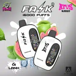 Pod FASK 16000 Puffs By ATVS Warship ATVS FASK 16K Vị Ổi Lạnh Magapod.vn