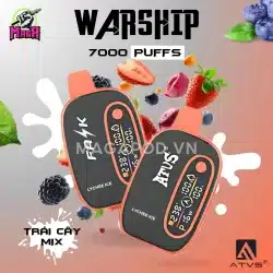 Pod FASK 16000 Puffs By ATVS Warship ATVS FASK 16K Vị Trái Cây Mix Magapod.vn