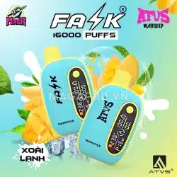 Pod FASK 16000 Puffs By ATVS Warship ATVS FASK 16K Vị Xoài Lạnh Magapod.vn