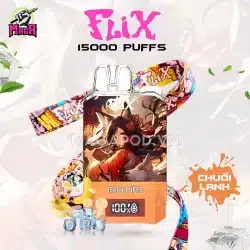 Pod FZIX 15000 Puffs - Flix 15000 Pod 1 lần 15K Hơi - Disposable Pod 21 Pod FZIX 15000 Puffs Pod 1 lần 15K Hơi Vị Chuối Lạnh Magapod.vn