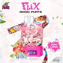Pod FZIX 15000 Puffs - Flix 15000 Pod 1 lần 15K Hơi - Disposable Pod 18 Pod FZIX 15000 Puffs Pod 1 lần 15K Hơi Vị Đào Lạnh Magapod.vn