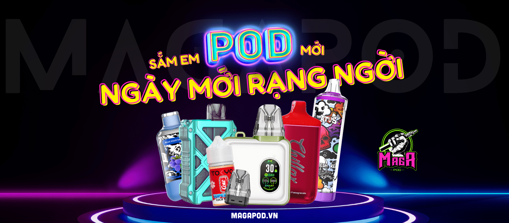 Pod 1 lần Sale giá rẻ Mua 1 Tặng 1 Magapod.vn