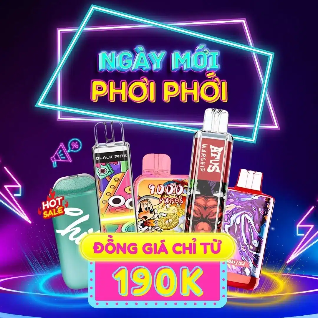 Pod 1 lần Sale đồng giá chỉ từ 190K Magapod.vn