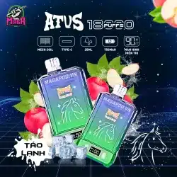 ATVS WARSHIP 18000 Puffs vị Táo Lạnh Magapod.vn