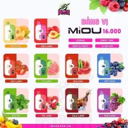 Bảng Vị Miou 16000 Puffs Miou 16K Pod 16.000 Magapod.vn