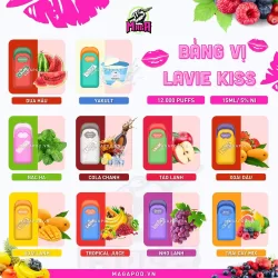 Bảng Vị Pod Lavie Kiss 12000 Puffs Pod 1 lần Lavie Kiss Magapod.vn