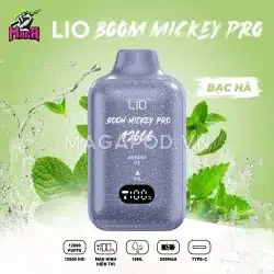 Lio Boom Mickey Pro 12000 Puffs by IJOY Vị Bạc Hà Magapod.vn