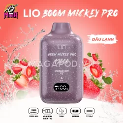 Lio Boom Mickey Pro 12000 Puffs by IJOY Vị Dâu Lạnh Magapod.vn