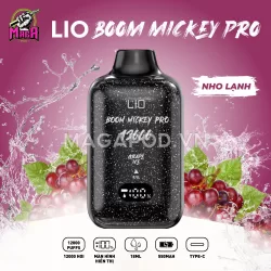 Lio Boom Mickey Pro 12000 Puffs by IJOY Vị Nho Lạnh Magapod.vn