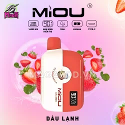 Miou 16000 Puffs Miou 16K Pod 16.000 Hơi Vị Dâu Lạnh Magapod.vn