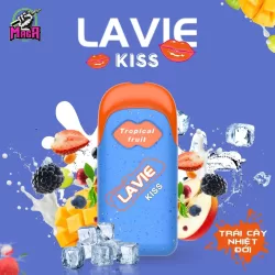 Pod Lavie Kiss 12000 Puffs - Pod 1 lần Lavie Kiss - Disposable Pod 15 Pod Lavie Kiss 12000 Puffs Pod 1 lần Lavie Kiss Vị Tropical Juice Magapod.vn