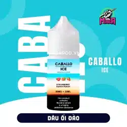 Tinh Dầu Saltnic CABALLO Ice E Juice 60MG 30ml Vị Dâu Ổi Đào Magapod.vn