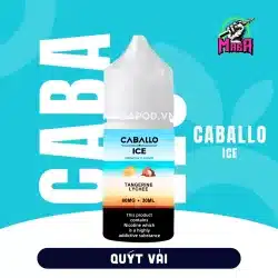 Tinh Dầu Saltnic CABALLO Ice E Juice 60MG 30ml Vị Quýt Vải Magapod.vn
