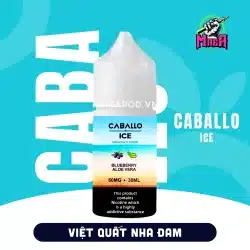 Tinh Dầu Saltnic CABALLO Ice E Juice 60MG 30ml Vị Việt Quất Nha Đam Magapod.vn