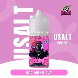 Tinh Dầu Saltnic Usalt Pro Ice E Juice 30ml 50MG Vị Đào Mặng Cụt Magapod.vn