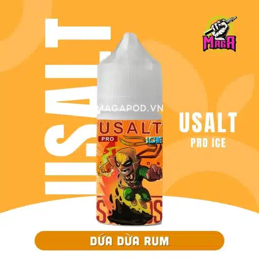 Tinh Dầu Saltnic Usalt Pro Ice E Juice 30ml 50MG Vị Dứa Dừa Rum Magapod.vn