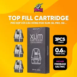 Đầu Xlim Top Fill Top Fill Cartridge For Xlim Series 1 Pack 3 Đầu 0.6 Magapod.vn