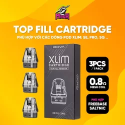 Đầu Xlim Top Fill Top Fill Cartridge For Xlim Series 1 Pack 3 Đầu 0.8 Magapod.vn