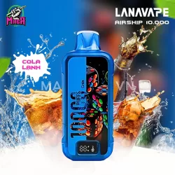 Pod Lana Airship 10000 Puffs - LANAVAPE Airship 10000 Hơi - Lanavape 10K 14 Lana Airship 10000 Puffs LANAVAPE Airship 10000 Hơi Vị Cola Chanh Magapod.vn