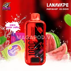 Pod Lana Airship 10000 Puffs - LANAVAPE Airship 10000 Hơi - Lanavape 10K 22 Lana Airship 10000 Puffs LANAVAPE Airship 10000 Hơi Vị Kẹo Dưa Hấu Magapod.vn
