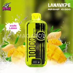 Pod Lana Airship 10000 Puffs - LANAVAPE Airship 10000 Hơi - Lanavape 10K 17 Lana Airship 10000 Puffs LANAVAPE Airship 10000 Hơi Vị Xoài Lạnh Magapod.vn