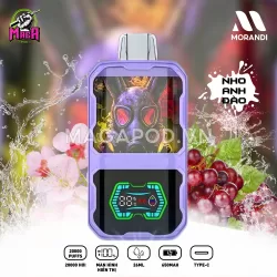 Pod 1 Lần Morandi 20000 Puffs Chính Hãng Morandi Pod 20K hơi Vị Nho Anh Đào Magapod.vn