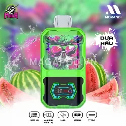 Pod 1 Lần Morandi 20000 Puffs Pod Morandi 20K hơi hương vị mát lạnh Vị Dưa Hấu Magapod.vn