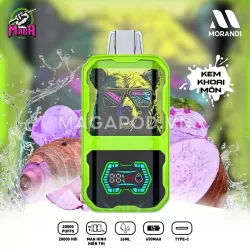 Pod 1 Lần Morandi 20000 Puffs Pod Morandi 20K hơi hương vị mát lạnh Vị Kem Khoai Môn Magapod.vn