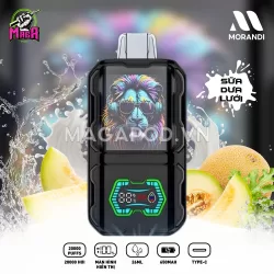 Pod 1 Lần Morandi 20000 Puffs Pod Morandi 20K hơi hương vị mát lạnh Vị Sữa Dưa Lưới Magapod.vn