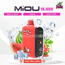 Pod Miou 15000 Puffs Miou 15K 3 Mode tuỳ chỉnh Vị Dưa Hấu Lạnh Magapod.vn