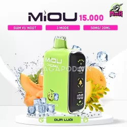 Pod Miou 15000 Puffs Miou 15K 3 Mode tuỳ chỉnh Vị Dưa Lưới Magapod.vn
