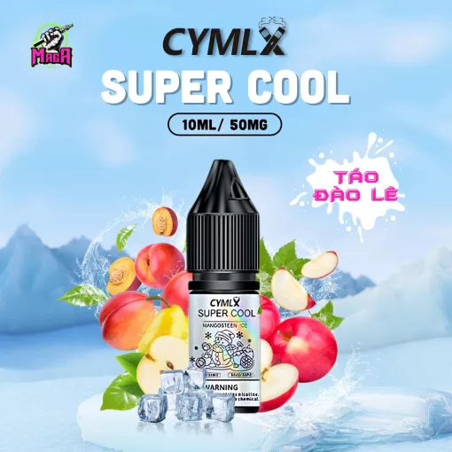 Tinh dầu Saltnic Cymlx Super Cool 10ml Cymlx Jam Lab Juice 10ml 50MG Vị Đào Táo Lê Magapod.vn