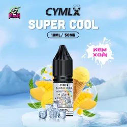 Tinh dầu Saltnic Cymlx Super Cool 10ml - Cymlx Jam Lab Juice 10ml/50MG 23 Tinh dầu Saltnic Cymlx Super Cool 10ml Cymlx Jam Lab Juice 10ml 50MG Vị Kem Xoài Magapod.vn