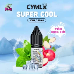 Tinh dầu Saltnic Cymlx Super Cool 10ml - Cymlx Jam Lab Juice 10ml/50MG 16 Tinh dầu Saltnic Cymlx Super Cool 10ml Cymlx Jam Lab Juice 10ml 50MG Vị Táo Bạc Hà Magapod.vn