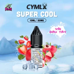 Tinh dầu Saltnic Cymlx Super Cool 10ml - Cymlx Jam Lab Juice 10ml/50MG 15 Tinh dầu Saltnic Cymlx Super Cool 10ml Cymlx Jam Lab Juice 10ml 50MG Vị Vải Dâu Tây Magapod.vn