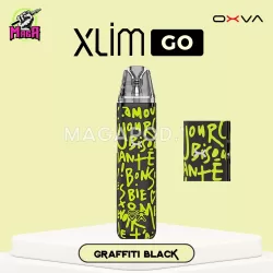 OXVA Xlim GO Pod Kit 30W Hàng Chính Hãng Màu Graffiti Black Magapod.vn