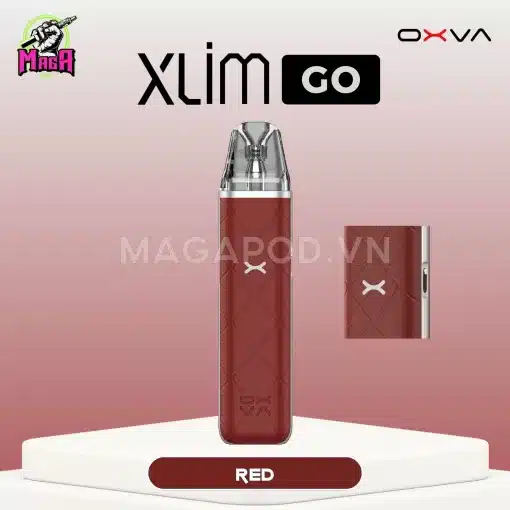 OXVA Xlim GO Pod Kit 30W Hàng Chính Hãng Màu Red Magapod.vn