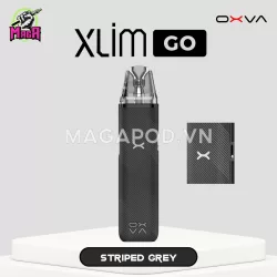OXVA Xlim GO Pod Kit 30W Hàng Chính Hãng Màu Striped Grey Magapod.vn