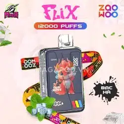Pod Flix Zaowoo 12000 Puffs Pod 1 lần Fzix 12K Flix 12K Pod Vị Bạc Hà Magapod.vn