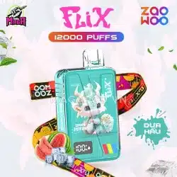 Pod Flix Zaowoo 12000 Puffs Pod 1 lần Fzix 12K Flix 12K Pod Vị Dưa Hấu Magapod.vn