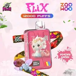 Pod Flix Zaowoo 12000 Puffs Pod 1 lần Fzix 12K Flix 12K Pod Vị Khoai Môn Magapod.vn