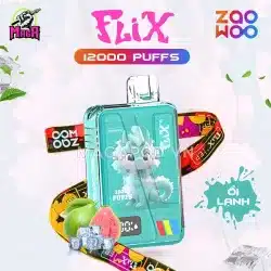 Pod Flix Zaowoo 12000 Puffs Pod 1 lần Fzix 12K Flix 12K Pod Vị Ổi Lạnh Magapod.vn
