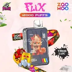 Pod Flix Zaowoo 12000 Puffs Pod 1 lần Fzix 12K Flix 12K Pod Vị Tăng Lực Magapod.vn