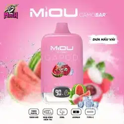 Pod Miou 15000 Puffs - Miou 15K Pod Camobar 15.000 Hơi 20 Pod Miou 15000 Puffs Miou 15K Pod Camobar 15.000 Hơi Disposable Pod Vị Dưa Hấu Vải Magapod.vn