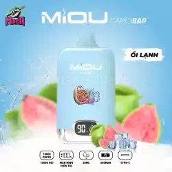 Pod Miou 15000 Puffs - Miou 15K Pod Camobar 15.000 Hơi 16 Pod Miou 15000 Puffs Miou 15K Pod Camobar 15.000 Hơi Disposable Pod Vị Ổi Lạnh Magapod.vn