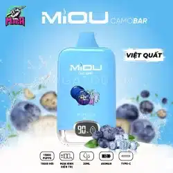 Pod Miou 15000 Puffs - Miou 15K Pod Camobar 15.000 Hơi 15 Pod Miou 15000 Puffs Miou 15K Pod Camobar 15.000 Hơi Disposable Pod Vị Việt Quất Lạnh Magapod.vn