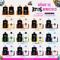 Bảng Vị Pod ATVS 25000 Puffs – ATVS25000 – ATVS Warship ATVS 25K Magapod.vn