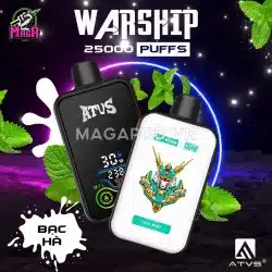 Pod ATVS 25000 Puffs ATVS25000 ATVS Warship ATVS 25K Vị Bạc Hà Magapod.vn
